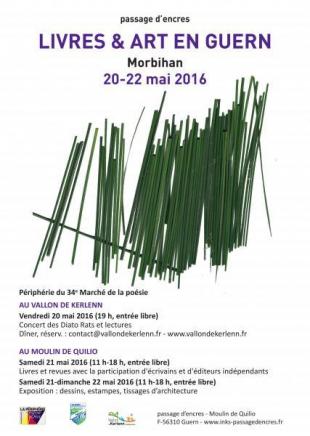 Des livres & art en Guern, affiche