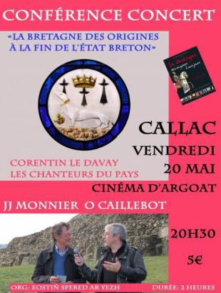 l'affiche de la nouvelle conférence de Callac (2016)