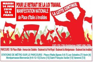 manif 14 juin 2016