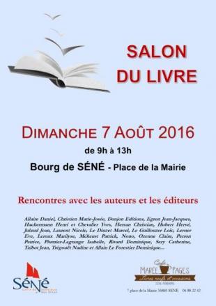 Affiche salon du livre de Séné