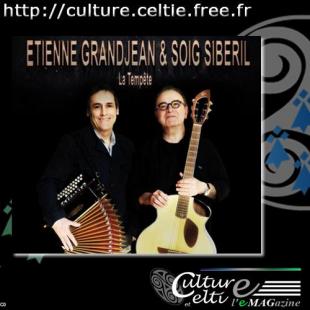 Jaquette du CD d'Etienne GRANDJEAN et Soïg SUBERIL "La tempête"