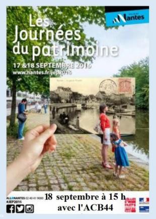 Affiche de l'Agence culturelle Bretonne de Loire-Atlantique invite le 18 septembre.