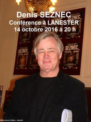 Denis Seznec, lors de la première de la pièce de théâtre de Robert Hossein, «L'affaire Seznec, un procès impitoyable» donnée à Paris le 25 janvier 2010.