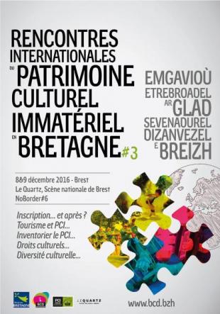 3e Rencontres internationales du patrimoine culturel immatériel en Bretagne