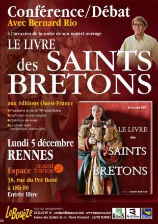 conference debat 
espace ouest france
le livre des saint bretons