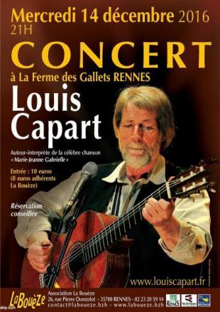 Concert Louis Capart La Bouèze decembre 2016