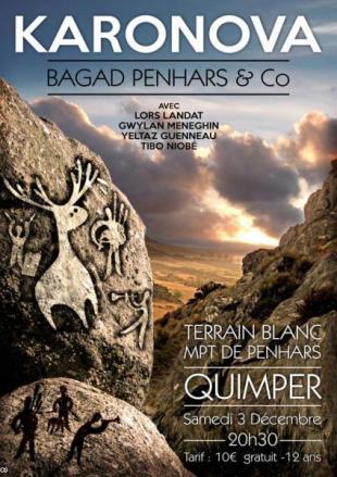 Karonova, concert Bagad Penhars et invités