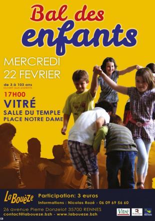 Bal des enfants le 22 février 2017 à Vitré.