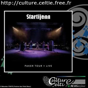 Jaquette du CD de STARTIJENN "Paker Tour" (Live)
