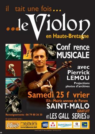 Conférence violon St Malo Paramé 2017 galleseries