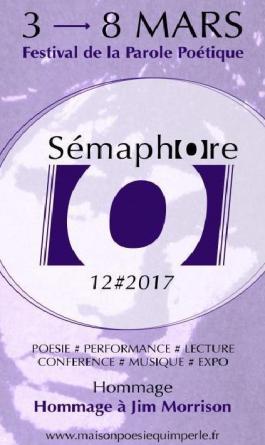 Affiche Festival Sémaphore 2017.