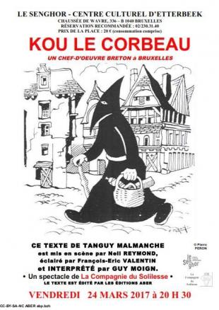 affiche représentation Bruxelles