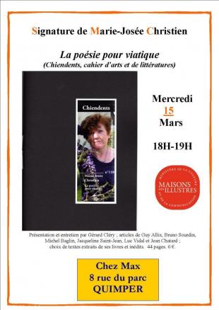 Affiche signature Chiendents