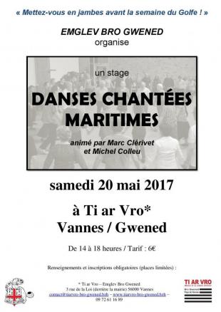 Affiche stage de danses
