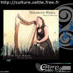 Jaquette du CD de Nolwenn ARZEL "A Nezh Kalon - De toute mon âme"