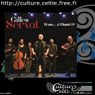 Jaquette du CD de Gilles SERVAT "70 ans à l'Ouest"