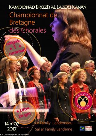 Affiche du Championnat de Bretagne des Chorales 1ère catégorie