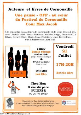 Off des auteurs et livres de Cornouaille 2017
