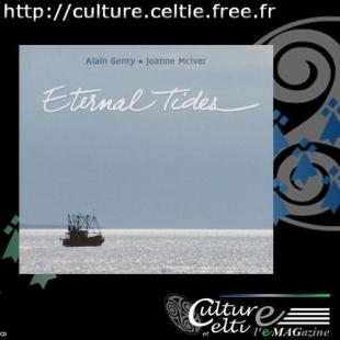 Jaquette du CD d'Alain GENTY et Joanne McIVER "Eternal tides"