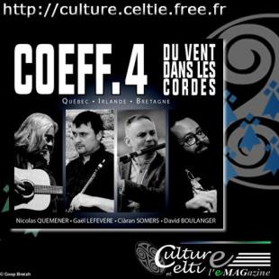 Jaquette du CD de COEFF.4 ""Du vent dans les cordes"