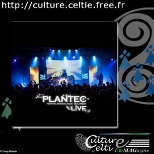 Jaquette du CD-DVD PLANTEC live au festival Interceltique de Lorient
