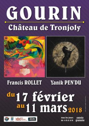 Exposition Francis Rollet-Yanik Pen'du à Tronjoly hiver 2018