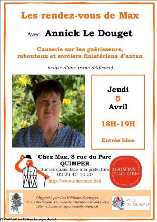 Affiche avril 2018, les rendez-vous de Max