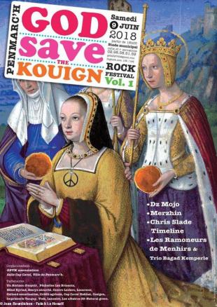 L'affiche de ''God save the Kouign'' est de Fañch Le Henaff avec la complicité involontaire de Jean Bourdichon.