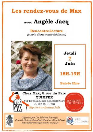 Affiche RDV de Max de  juin 2018 (Angèle Jacq)