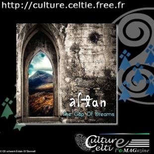 Jaquette du CD d'ALTAN "The Gap of Dreams"