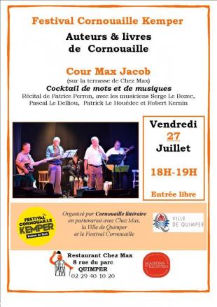 Affiche Cornouaille récital du 27 juillet
