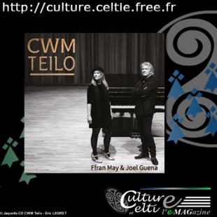 Jaquette du CD de Ffran MAY et Joël GUENA "CWM Teilo"