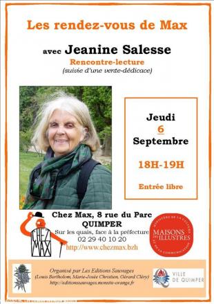 Affiche Rendez-vous de Max, septembre 2018