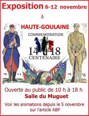 1-Affiche de la commémoration à Haute-Goulaine.