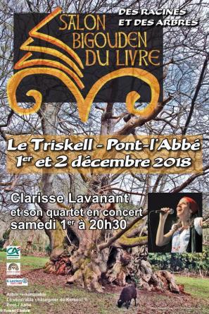 Salon Bigouden du Livre au Triskell Pont-l'Abbé les 1er et 2 décembre 2018 " des racines et des arbres"