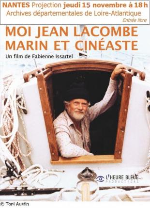 Affiche ABP pour la projection du film Moi Jean Lacombe marin et cinéaste.