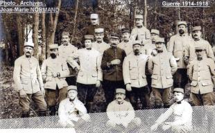 Yann Mari Normand, Barzhonegoù war an talbenn Poèmes du front