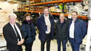 Gilles Petitjean, Véronique Marie, Arnaud Leroy, Gérard Breillot, Ludovic Blot.