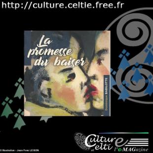 Jaquette du CD de Dominique BABILOTTE "La promesse du baiser"- Illustration de Jean-Yves LE BON