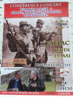 Affiche de la conférence-concert du jeudi 23 mai 2019