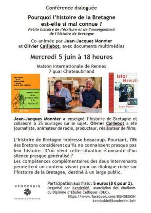 Flyer de la conférence de Rennes