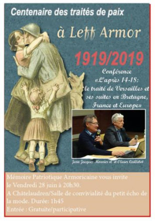 l'affiche de la conférence du 28 juin