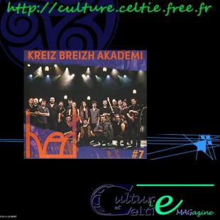 Jaquette du CD de KREIZ BREIZH AKADEMI #7 "Hed "