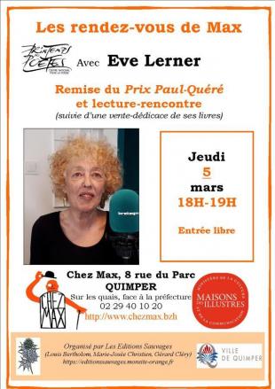 Rdv de Max, affiche mars 2020
