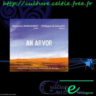 Jaquette du CD de Nolwenn MONJARRET et Philippe LE GALLOU "An Arvor"