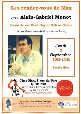 Rdv de Max, affiche septembre 2020