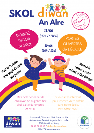 Les portes-ouvertes de l'école Diwan d'Auray.