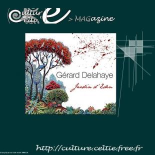 Jaquette du CD de Gérard DELAHAYE "Jardin d'Eden" - Acrylique sur toile Marie AMALIA