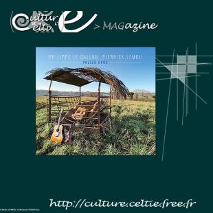 Jaquette du CD de Philippe LE GALLOU et Pierrick LEMOU "Pazioù Dañs"