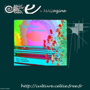 Jaquette du CD d'Eric LIORZOU et Yann GUEGUEN "Jardins électriques"
